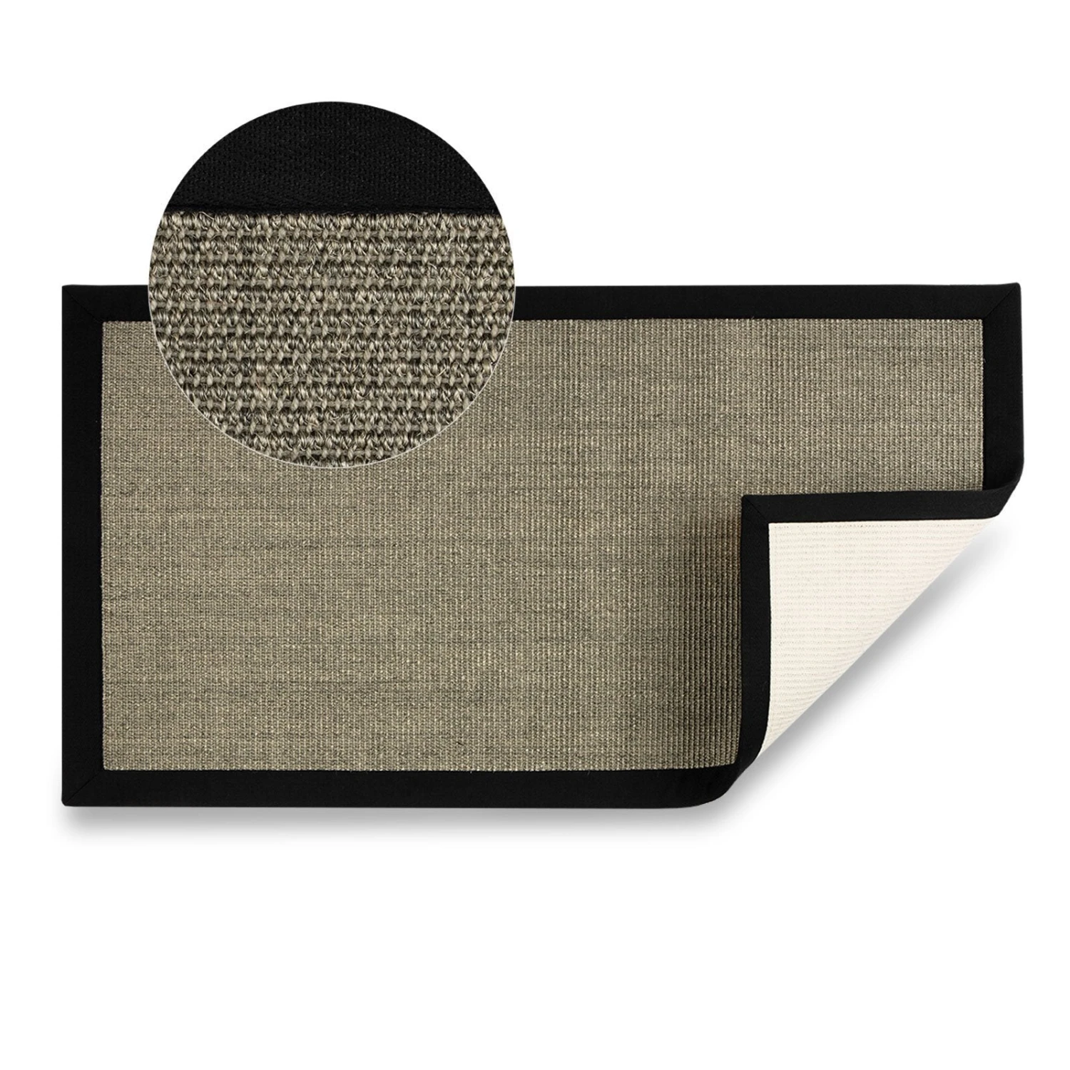 Sisal-Teppich Amazonas | Mit Breiter Bordüre | Für Alle Wohnbereiche 8 Sisal-Teppich Amazonas | Mit Breiter Bordüre | Für Alle Wohnbereiche – Bild 6