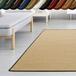 Sisal-Teppich Auf Maß | Salvador Natur | Kettelung In Wunschfarbe -Floordirekt sisal teppich auf mass salvador natur kettelung in wunschfarbe 151900