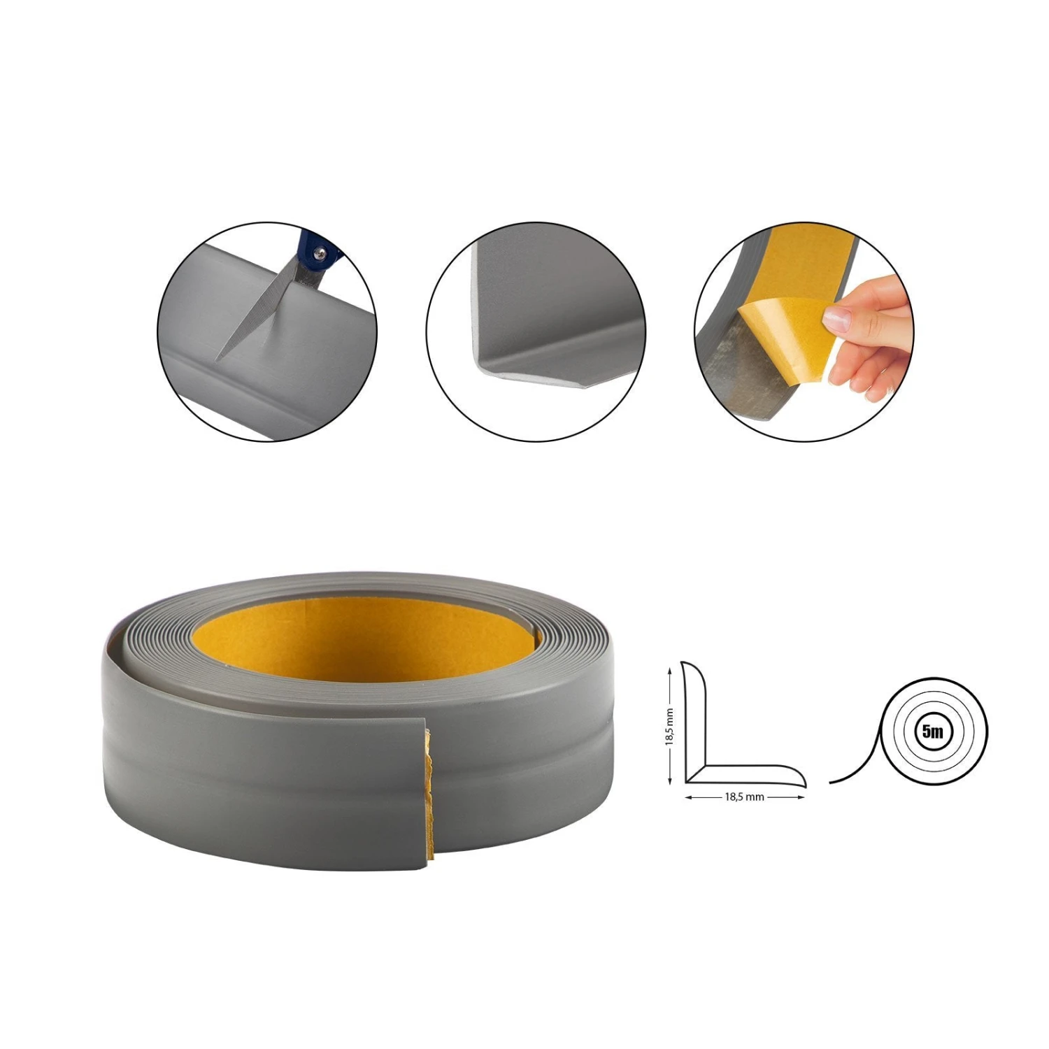 Sockelleiste Kiel | Zuschneidbar & Selbstklebend 4 Sockelleiste Kiel | Zuschneidbar & Selbstklebend – Bild 2