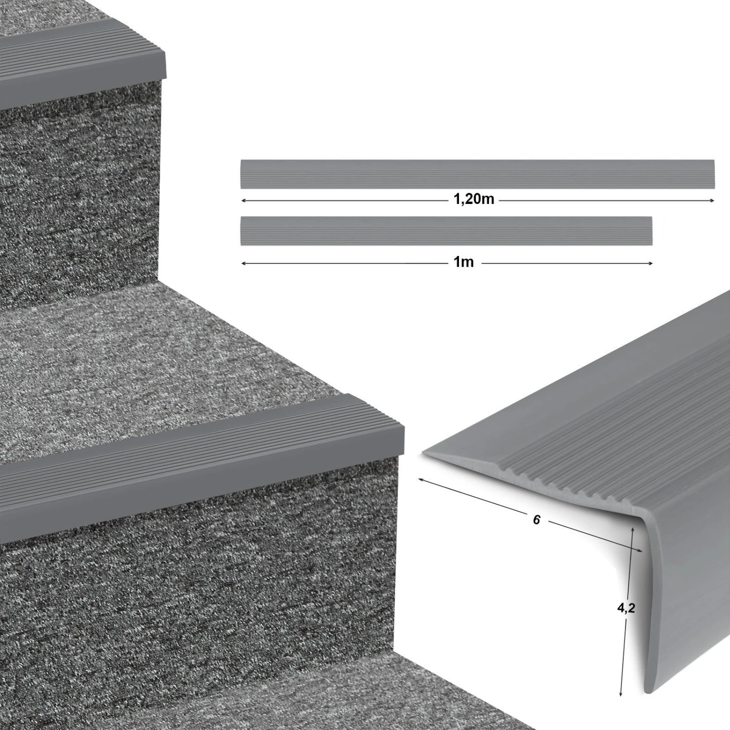 Stufenkantenprofil Seattle | Verschiedene Längen | 60 X 42 Mm 12 Stufenkantenprofil Seattle | Verschiedene Längen | 60 X 42 Mm – Bild 10