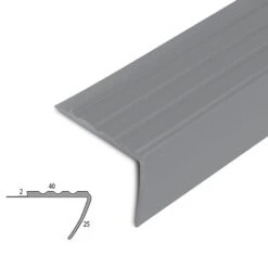 Stufenkantenprofil Toronto | Verschiedene Längen | 40 X 25 Mm -Floordirekt stufenkantenprofil toronto verschiedene langen 40 x 25 mm 438372