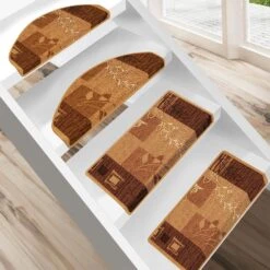 Stufenmatte Akzent | Halbrund Oder Eckig | Treppenmatte Für Innenbereiche