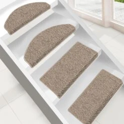 Stufenmatte Kalkutta | Sisaloptik | Halbrund Oder Eckig | Schlingenpol