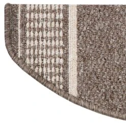 Stufenmatte Promenade | Halbrund Oder Eckig | Strapazierfähige Treppenmatte -Floordirekt stufenmatte promenade halbrund oder eckig erhaltlich in 4 farben 246666