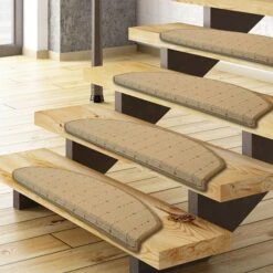 Stufenmatte Rapido | Halbrund Oder Eckig | Strapazierfähige Treppenmatte -Floordirekt stufenmatte rapido halbrund oder eckig erhaltlich in 4 farben 905583