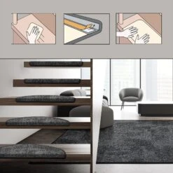 Stufenmatte York | Halbrund | Wiederstandsfähig & Pflegeleicht 28 Stufenmatte York | Halbrund | Wiederstandsfähig & Pflegeleicht -Floordirekt stufenmatte york halbrund 6 farben 830755