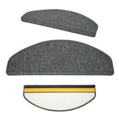 Stufenmatten Baleno | Halbrund Oder Eckig | Rutschfester Treppenschutz -Floordirekt stufenmatten baleno halbrund oder eckig 5 farben 334674