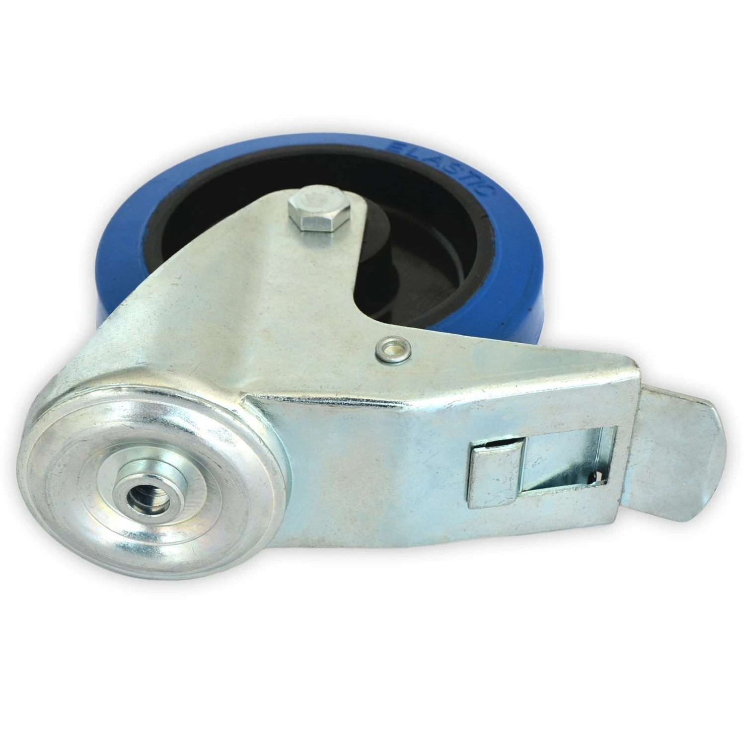 Transportrollen | Rückenloch | Blau | 4 Größen | Mit Oder Ohne Bremse 5 Transportrollen | Rückenloch | Blau | 4 Größen | Mit Oder Ohne Bremse – Bild 3