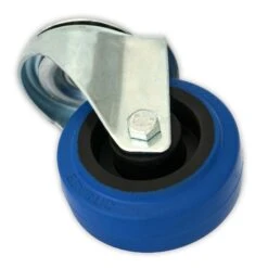 Transportrollen | Rückenloch | Blau | 4 Größen | Mit Oder Ohne Bremse 13 Transportrollen | Rückenloch | Blau | 4 Größen | Mit Oder Ohne Bremse -Floordirekt transportrolle blau loch ohne bremse 02